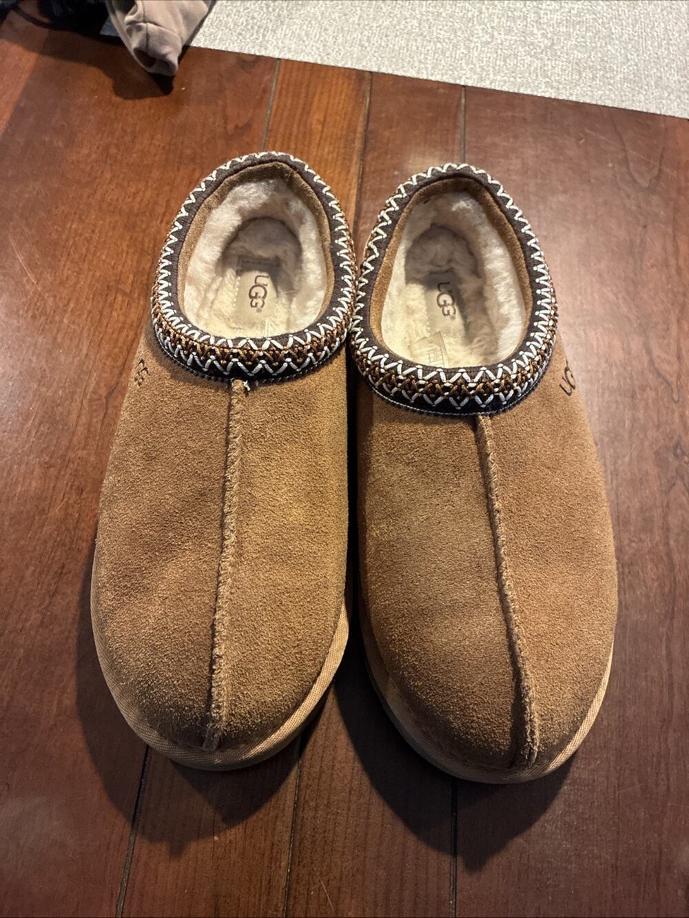 UGG Tasman II Slipper Clog Chestnut Suede Men's Sz 11